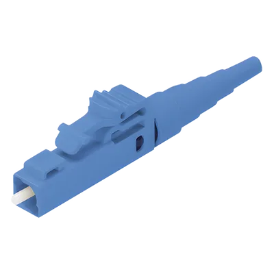 Conector de Fibra Óptica / Monomodo OS2 9/125 / LC Simplex / Pulido en Campo / 0.1dB / Azul