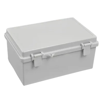 Gabinete Plástico para Exterior (IP65) de 150 x 220 x 105 mm Cierre por Broche.