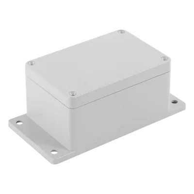 Gabinete Plástico para Exterior / IP65 / 115 x 88 x 55 mm / ABS Resistente a Impactos / -20 a 60 °C / Cierre por Tornillos