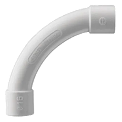 Curva para Tubería Rígida / 50 mm / PVC Auto-extinguible / Libre de Halógenos / Datos y Telecomunicaciones