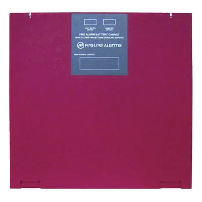 Gabinete para Baterías de Respaldo / 2 x 12 VCD 26 Ah / Panel Frontal Ciego / Knockouts Múltiples / Compatible con Cargador CHG-75 / 39.62 x 13.02 x 39.37 cm (15.6 x 5.1 x 15.5 in)