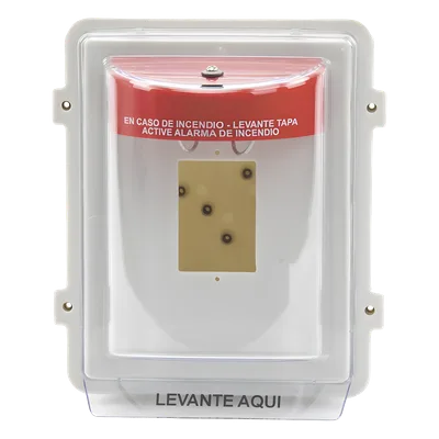 Protector Universal para Estación Manual / Policarbonato UV / Empotrado 4 pulgadas / NEMA 3R / -40°F a 250°F / UL/cUL/ADA