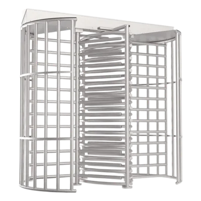Torniquete doble de cuerpo completo / Operación intemperie -20 a 150°F / Control bidireccional / Consumo 65W / Acero soldado sin pernos / 1.83 m (6 ft) de altura