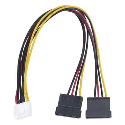 Cable de Alimentación SATA / 25 cm / 0.82 pies / Compatible con DVR Hikvision y EPCOM