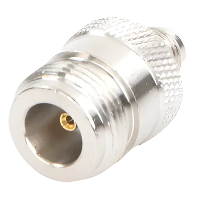 Adaptador Coaxial / FME-Hembra a N-Hembra / 50 Ohm / Conectores Chapados en Oro