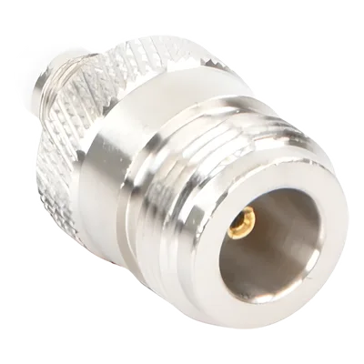 Adaptador Coaxial / FME-Hembra a N-Hembra / 50 Ohm / Conectores Chapados en Oro