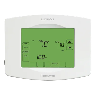 Termostato inalámbrico TouchPRO Wireless / 24 V~ / Clear Connect 431-437 MHz / Programación de 7 días / RadioRA 2 y HomeWorks QS