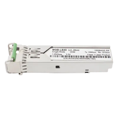 Transceptor mini-GBIC SFP 1G LC / WDM BIDI / Monomodo 40 km / TX 1550nm RX 1310nm / Hot-pluggable