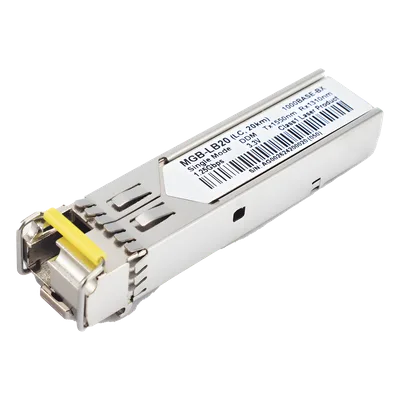 Transceptor mini-GBIC SFP / 1G LC / WDM BIDI / Monomodo 20 km (66 pies) / TX 1550nm RX 1310nm