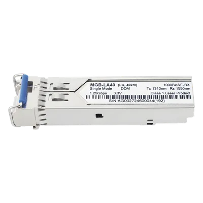 Transceptor mini-GBIC SFP 1G LC / WDM BIDI / Monomodo 40 km / TX 1310nm RX 1550nm / 131 pies