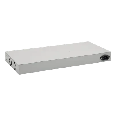 WebSmart Switch, 24 puertos PoE+ 10/100 Mbps + 2 puertos 10/100/1000 Mbps + 2 SFP Gigabit Combo, 193 W