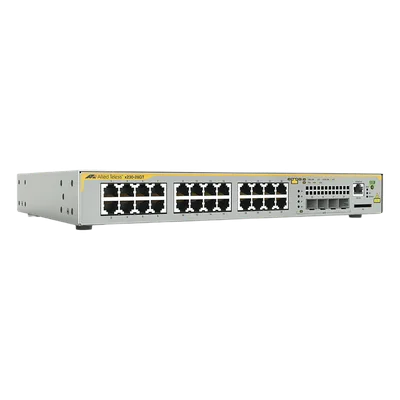 Switch Capa 3 / 24 Puertos Gigabit / 4 SFP / 41.7 Mpps / 1U Rack / 1.44 x 11.19 x 9.06 in