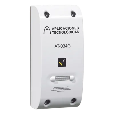 Contador Electromecánico de Descargas Atmosféricas / Sensibilidad 1 kA / Rango -25 a 70 °C / Capacidad 999,999 Eventos / Policarbonato