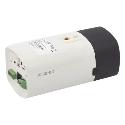 Cámara de red tipo box / 2 MP / WDR 150 dB / H.265 & WiseStream II / Estabilización digital / Detección facial / Doble microSD 512 GB