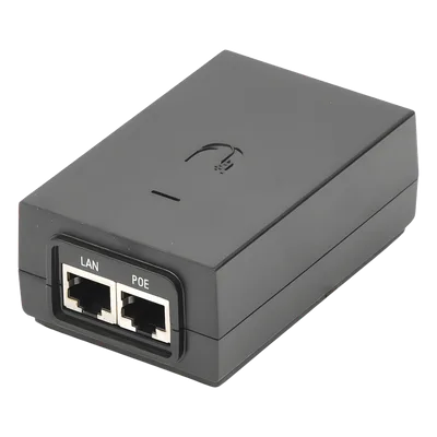 Adaptador PoE / 24 VDC 1.0 A / Gigabit 10/100/1000 Mbps / Protección ESD / Montaje en Pared / 0-40°C