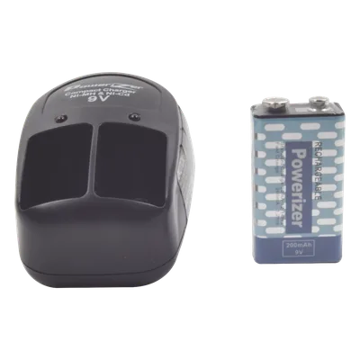 Cargador de Batería / 120 VCA / Salida Dual 9 VCC 16 mA / Protección contra Sobrecargas / Diseño Compacto