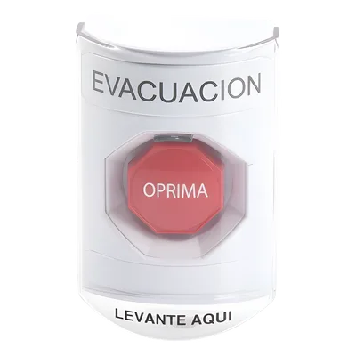 Botón de Evacuación / Restablecimiento con Llave / Tapa de Policarbonato / UL/cUL/ADA / NEMA 3R / -40°C a 121°C