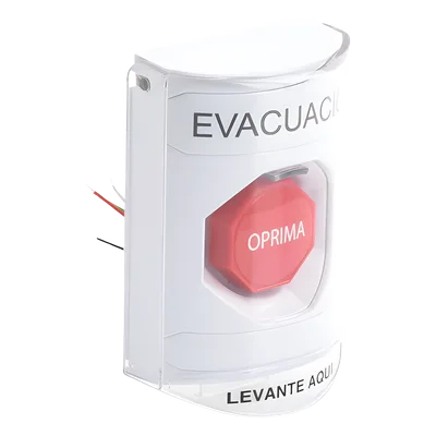 Botón de Evacuación / Restablecimiento con Llave / Tapa de Policarbonato / UL/cUL/ADA / NEMA 3R / -40°C a 121°C