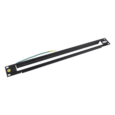 Chassis Rack 1U / 16 Módulos Protectores Serie DPR / Montaje 19" / 0.6 m (1.97 ft) Profundidad Estándar