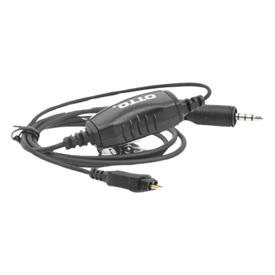 Micrófono de 1 Cable / Kevlar Reforzado / Conector 5 lb / PTT Ergonómico / Serie LOC / Compatible KENWOOD PKT-23K