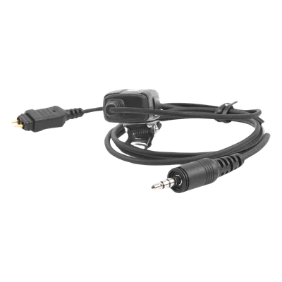 Micrófono de 1 Cable / Kevlar Reforzado / Conector 5 lb / PTT Ergonómico / Serie LOC / Compatible KENWOOD PKT-23K