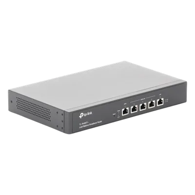 Router Balanceador de Carga / 4 Puertos WAN / 30,000 Sesiones Concurrentes / Firewall Integrado / Control de Banda por IP