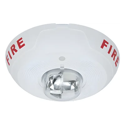 Sirena con estrobo / Techo / 12-24 Vcd / 15-177 cd seleccionable / 88+ dBA / UL 1971-464 / Serie L