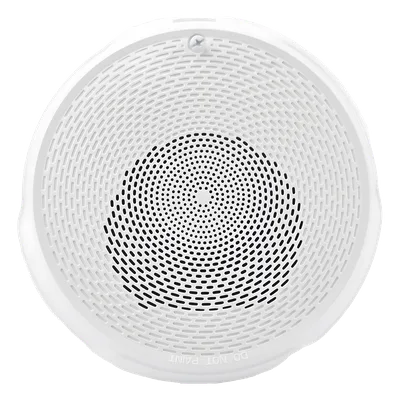 Bocina de Techo para Evacuación por Voz / Doble Voltaje 25/70.7 V / Potencia Seleccionable 1/4 a 2 W / Rango 400 a 4,000 Hz / Sin Estrobo / Montaje Plug-In