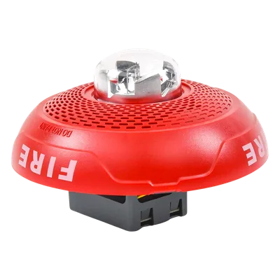 Bocina/estrobo combinado para techo / 25 o 70.7 Vrms / Candela 15 a 177 cd / 400-4000 Hz / Serie L