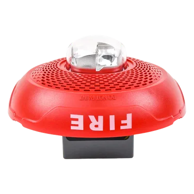 Bocina/estrobo combinado para techo / 25 o 70.7 Vrms / Candela 15 a 177 cd / 400-4000 Hz / Serie L