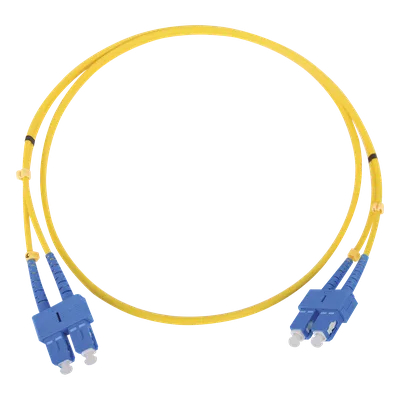 Jumper de Fibra Óptica Monomodo / SC/SC Duplex / 5 m (16.40 pies) / ITU-T G.652.D / 9/125 μm / 1310-1550 nm
