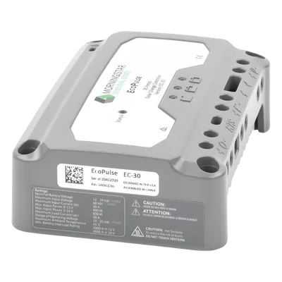 Controlador de Carga Solar PWM / 30 A / 12/24 Vcc Auto-detección / Protección 1500 W / Indicadores LED