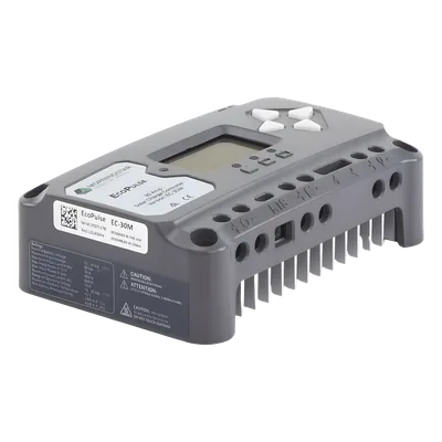 Controlador Solar PWM / 30 A / 12/24 Vcc Auto-detección / Protección 1500 W / LED de Estado