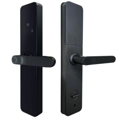 Cerradura inteligente / ZigBee 3.0 / IP52 / 4 métodos desbloqueo / 4 pilas AA / 1.64-2.13 ft alcance