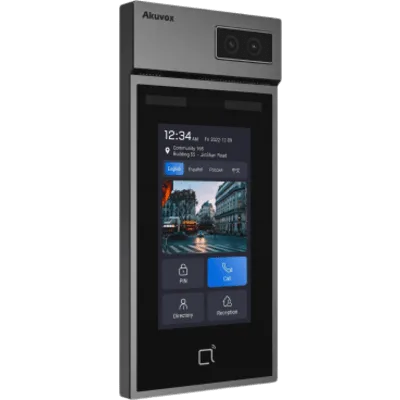 Panel de Control de Acceso IP / Pantalla Táctil IPS 5 Pulgadas / Cámara 2 Megapixel / Reconocimiento Facial / Múltiples Métodos de Desbloqueo / PoE / IP66 / IK08