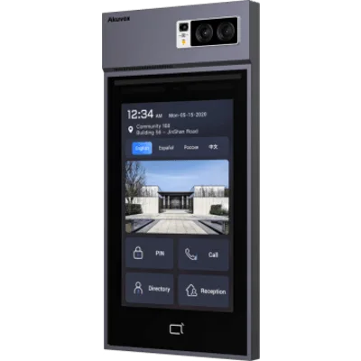 Videoportero IP / Pantalla Táctil IPS 10" / Cámara 5 Megapixel / Android / Reconocimiento Facial / Acceso QR NFC Bluetooth Tarjeta PIN / IP66 IK08