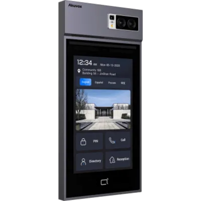 Videoportero IP / Pantalla Táctil IPS 10" / Cámara 5 Megapixel / Android / Reconocimiento Facial / Acceso QR NFC Bluetooth Tarjeta PIN / IP66 IK08