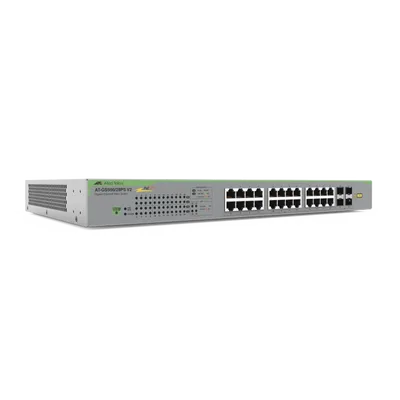 Switch PoE+ WebSmart / 24 puertos RJ45 Gigabit + 4 SFP / 56 Gbps / 185 W PoE+ / SNMP v1/v2c/v3