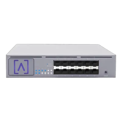 Switch de Distribución / 12 Puertos SFP+ / 10 Gbps por Puerto / 240 Gbps Switching / 120 Gbps Throughput / Gestión Cloud / Bluetooth / Rack 1U