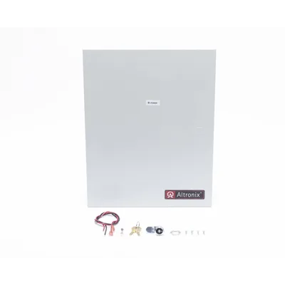 Fuente de Poder Controlada / 12 VDC 10 A / 16 Salidas con Fusibles / Cargador de Batería de Respaldo / Supervisión de Fallo CA