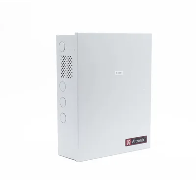 Fuente de Poder Controlada / 12 VDC 10 A / 16 Salidas con Fusibles / Cargador de Batería de Respaldo / Supervisión de Fallo CA