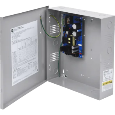 Fuente de Alimentación con Respaldo / Salida Seleccionable 12/24 VDC / 4 A / Entrada Universal 115/230 VAC / Cargador de Baterías 0.5 A / Certificación CE