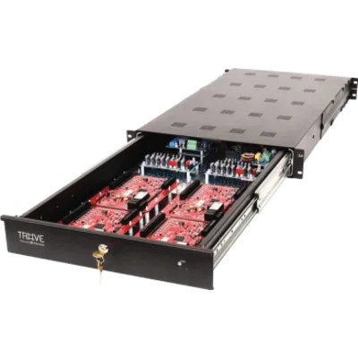 Chasis de Rack / 2U EIA 19" / Backplane Removible / Hasta 4 Controladores Mercury / Integración de Fuentes / 6 Knockouts Dobles