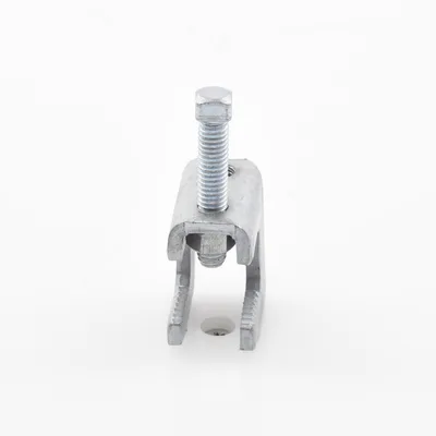 Mordaza de Acero para Varilla Roscada / 3/4" / 3/8" / Carga 200 kg / Galvanizado Electrolítico