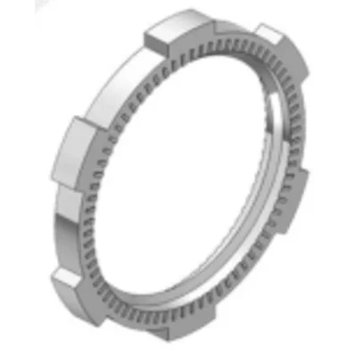Contratuerca Metálica / Zamac / 2 1/2" (63 mm) / Rosca Estándar / Acabado Galvanizado