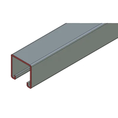 Cople para Unicanal / 4 Perforaciones / 4 x 4 cm / Acero Pregalvanizado / 1.57 x 1.57 pulg