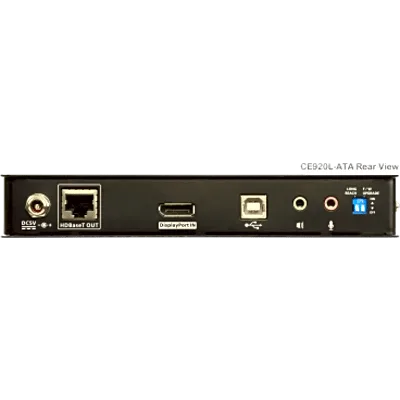Extensor KVM USB DisplayPort HDBaseT 2.0 | 4K @ 100 m (328.1 ft) | 1080p @ 150 m (492.1 ft) | Cable Único Cat 6 / 6a | USB 2.0 Full Speed | Audio Estéreo 2 Canales | RS-232 / Ethernet | HDCP / EDID Bu