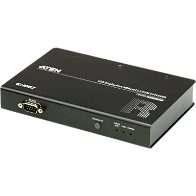Extensor KVM USB DisplayPort HDBaseT 2.0 | 4K @ 100 m (328.1 ft) | 1080p @ 150 m (492.1 ft) | Cable Único Cat 6 / 6a | USB 2.0 Full Speed | Audio Estéreo 2 Canales | RS-232 / Ethernet | HDCP / EDID Bu