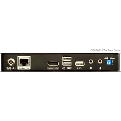 Extensor KVM USB DisplayPort HDBaseT 2.0 | 4K @ 100 m (328.1 ft) | 1080p @ 150 m (492.1 ft) | Cable Único Cat 6 / 6a | USB 2.0 Full Speed | Audio Estéreo 2 Canales | RS-232 / Ethernet | HDCP / EDID Bu