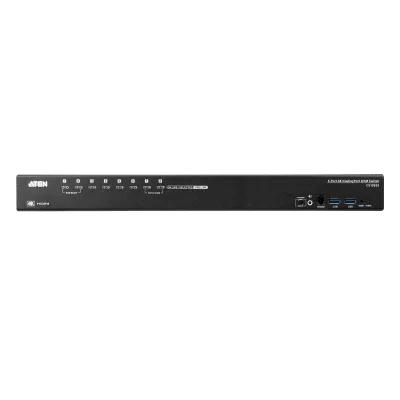 Conmutador KVM / 8 puertos DisplayPort / USB 3.1 Gen 1 / 4K DCI 4096x2160@60Hz / Cascada hasta 128 equipos / 8 monitores multipantalla